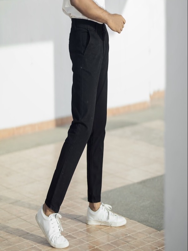 Pleated Wide Leg Trousers
